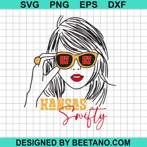 Taylor Swift KC Chiefs SVG