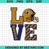 Love Ravens Football Team Svg