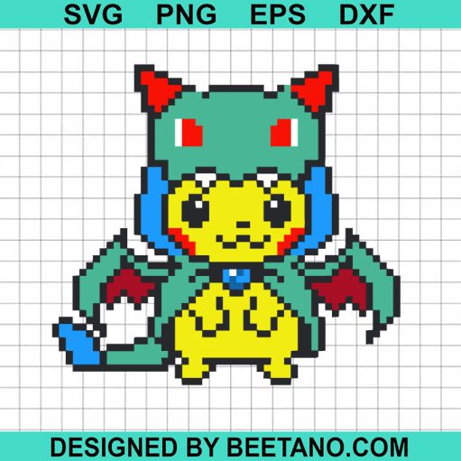 Pokemon Pikachu Pixel SVG