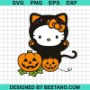Hello Kitty Pumpkin Halloween Svg