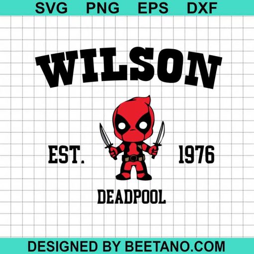 Wilson DeadPool Chibi SVG