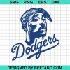 Tupac Rapper Dodgers Svg