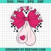Love Sucks Balls Coquette Bow Svg