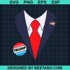 Trump Tuxedo And Tie Svg