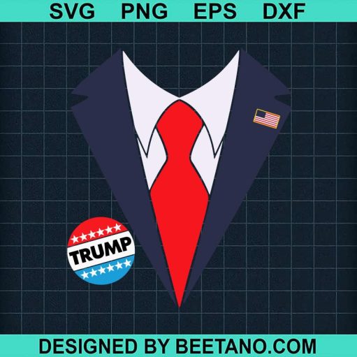 Trump Tuxedo And Tie Svg