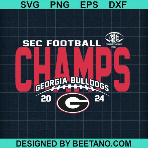 Sec Foot Champs Georgia Bulldogs SVG