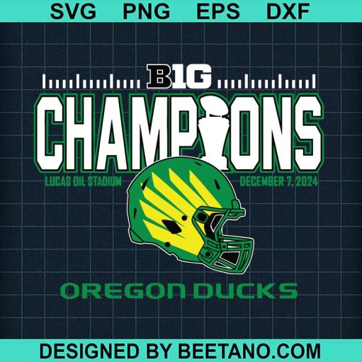 Big Champions Oregon Ducks SVG