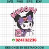 Kuromi Hello Kitty Call Svg
