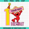 1St Birthday Elmo Sesame Street Svg