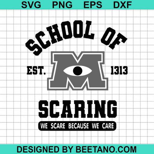 School Of Scaring Est 1313 SVG