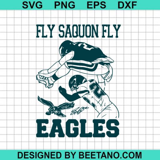 Fly Saquon Fly Eagles SVG