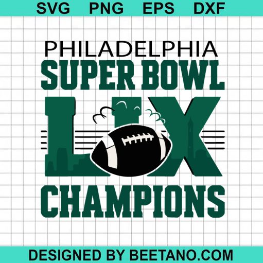 Philadelphia Super Bowl LIX Champions SVG