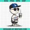Charlie Brown Snoopy La Dodgers Svg