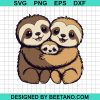 Family Sloth Svg