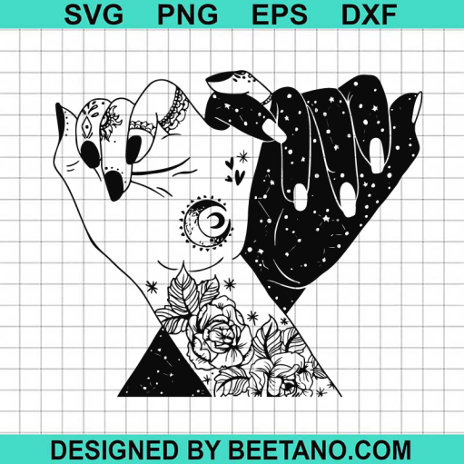 Witch Craft Hand Gothic Boho Style SVG