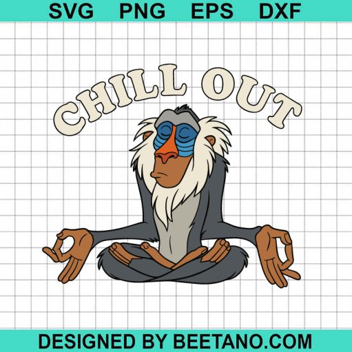 Chill Out Rafiki Lion King Svg