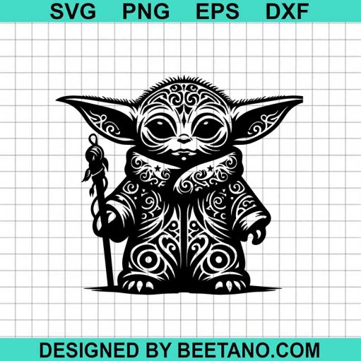 Baby Yoda Mandala SVG