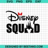 Disney Squad Castle Svg