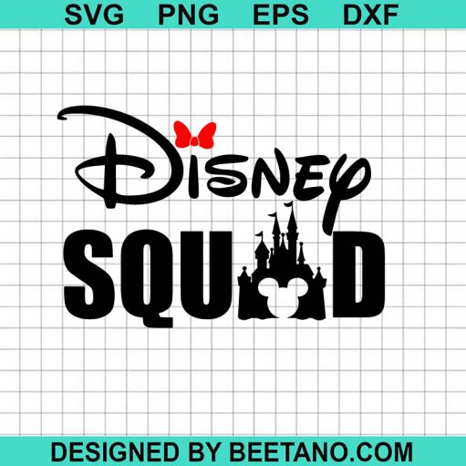 Disney Squad Castle SVG
