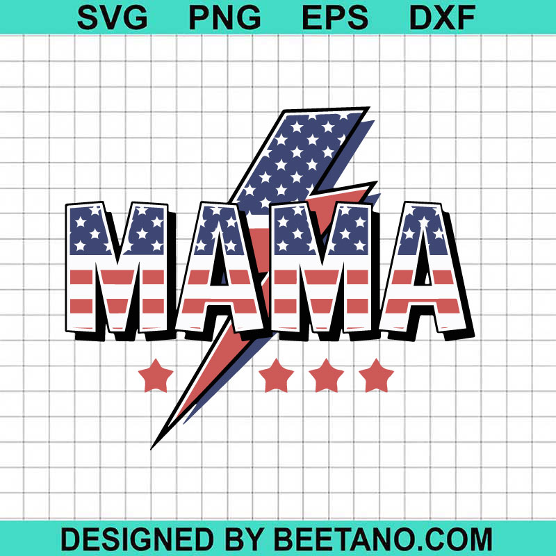 Mama America Svg Mama America Svg